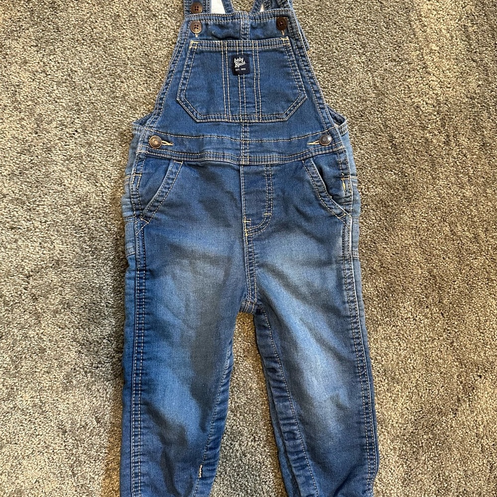 OshKosh B'gosh Blue Denim Overalls for Kids